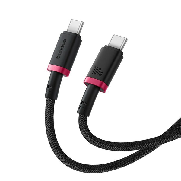 USB-C zu USB-C-Kabel Baseus P10377803U01-01 Schwarz Rot 1 m