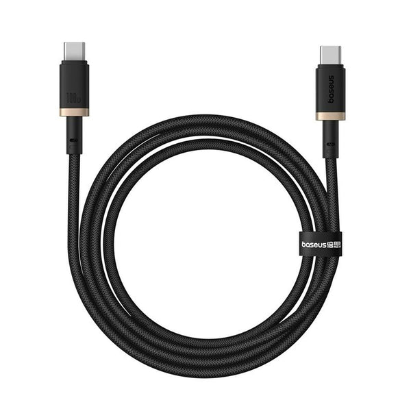 USB-C zu USB-C-Kabel Baseus P10377803U01-00 Schwarz Gold 1 m