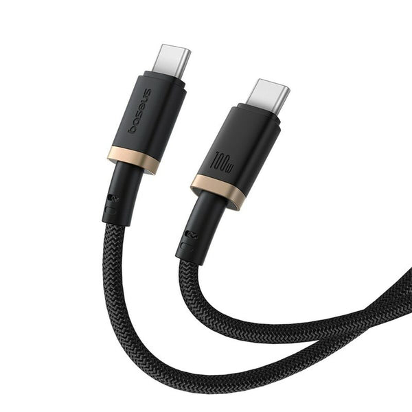 USB-C zu USB-C-Kabel Baseus P10377803U01-00 Schwarz Gold 1 m