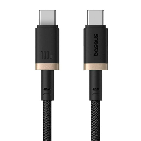 USB-C zu USB-C-Kabel Baseus P10377803U01-00 Schwarz Gold 1 m