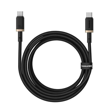 USB-C zu USB-C-Kabel Baseus P10377803U01-02 Schwarz Gold 2 m