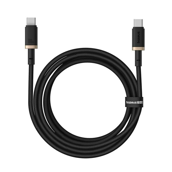 USB-C zu USB-C-Kabel Baseus P10377803U01-02 Schwarz Gold 2 m