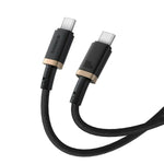 USB-C zu USB-C-Kabel Baseus P10377803U01-02 Schwarz Gold 2 m