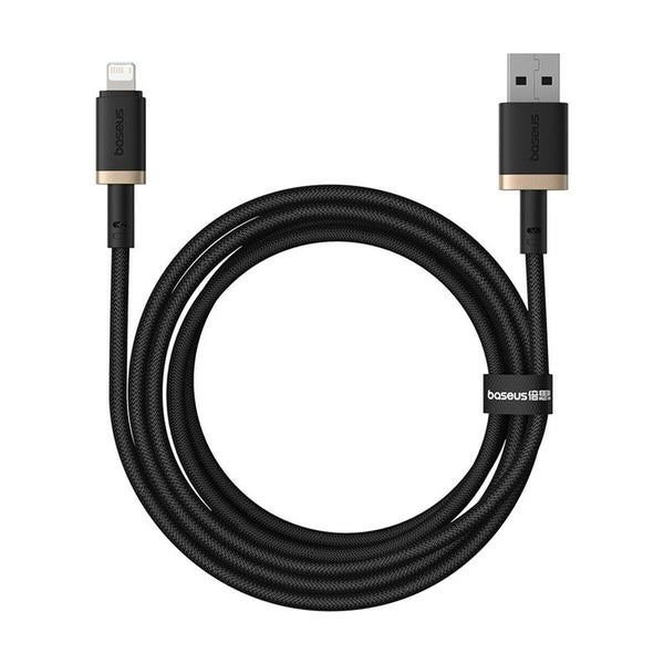 USB auf Lightning Verbindungskabel Baseus P10377801U01-02 Schwarz Gold 2 m