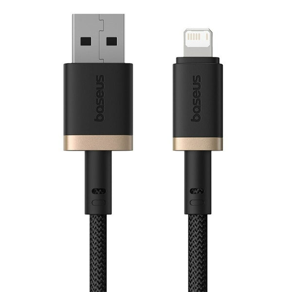 USB auf Lightning Verbindungskabel Baseus P10377801U01-02 Schwarz Gold 2 m