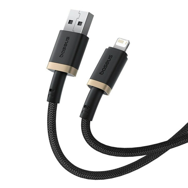 USB auf Lightning Verbindungskabel Baseus P10377801U01-02 Schwarz Gold 2 m
