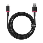 USB auf Lightning Verbindungskabel Baseus P10377801U01-03 Schwarz Rot 2 m