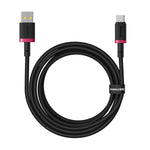 USB A zu USB-C-Kabel Baseus P10377802U01-03 Schwarz Rot 2 m