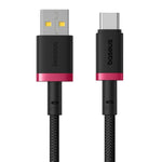 USB A zu USB-C-Kabel Baseus P10377802U01-03 Schwarz Rot 2 m