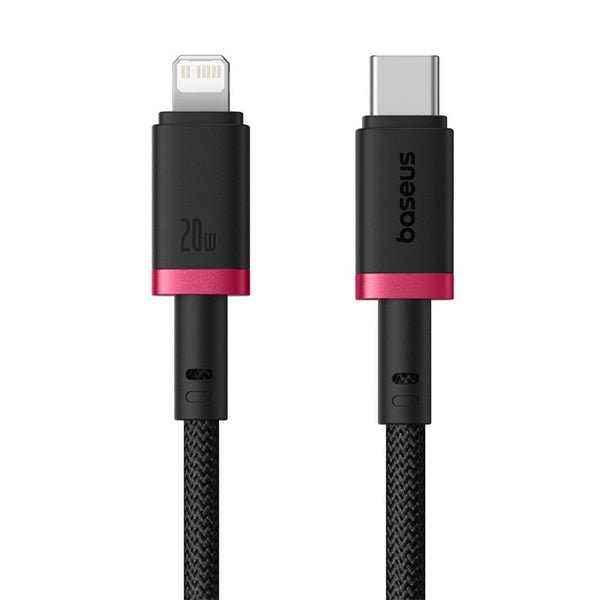 USB-C auf Lightning Verbindungskabel Baseus P10377800U01-03 Schwarz Rot 2 m