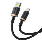 USB A zu USB-C-Kabel Baseus P10377802U01-00 Schwarz Gold 1 m