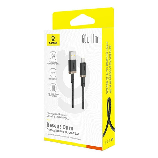 USB A zu USB-C-Kabel Baseus P10377802U01-00 Schwarz Gold 1 m