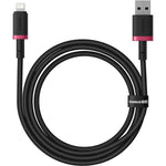 USB auf Lightning Verbindungskabel Baseus P10377801U01-01 Schwarz Rot 1 m