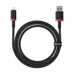 USB auf Lightning Verbindungskabel Baseus P10377801U01-01 Schwarz Rot 1 m