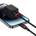 USB auf Lightning Verbindungskabel Baseus P10377801U01-01 Schwarz Rot 1 m