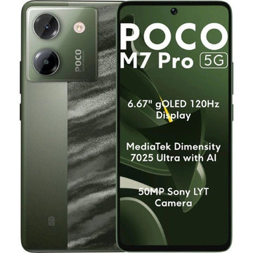 Smartphone Poco M7 PRO 8+256GB DS 5G Mediatek Dimensity 6100+ 8 GB RAM 256 GB grün