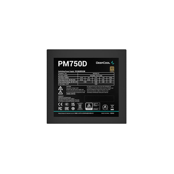 Stromquelle DEEPCOOL R-PM750D-FA0B-EU ATX 750 W 110 W 80 Plus Gold
