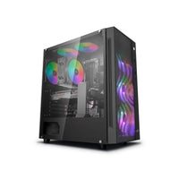 ATX Semi-Tower Gehäuse DEEPCOOL MATREXX55-MESH-ARGB-4F Schwarz ARGB