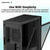 ATX Semi-Tower Gehäuse DEEPCOOL R-CH370-BKNAM1-G-1 Schwarz