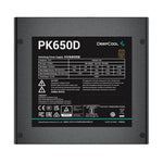 Stromquelle DEEPCOOL R-PK650D-FA0B-JGEU ATX 650 W 80 Plus Bronze RoHS WEEE