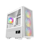 ATX Semi-Tower Gehäuse DEEPCOOL CH560 DIGITAL WH Weiß Bunt