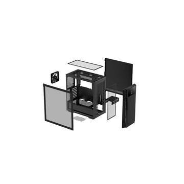 ATX Semi-Tower Gehäuse DEEPCOOL R-CH510-BKNSE1-G-1 Schwarz