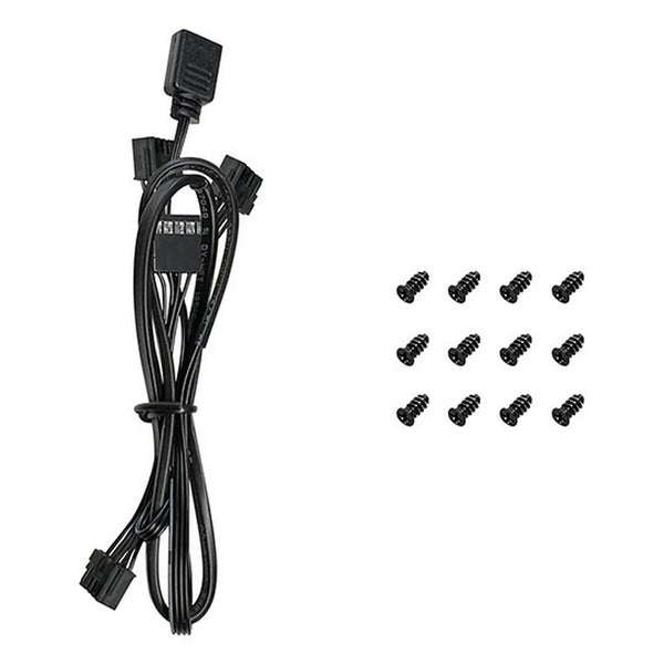 Box Ventilator DEEPCOOL R-FL12R-BKAPN3-G Ø 12 cm (3 Stück)