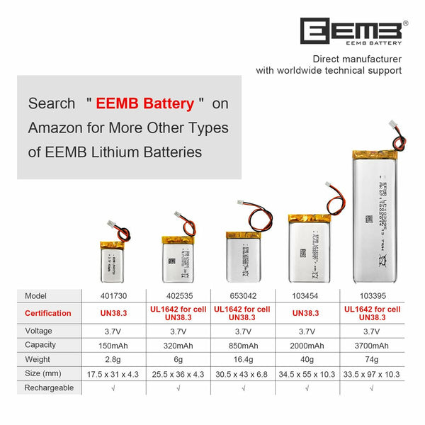 Batterie 3,7 V