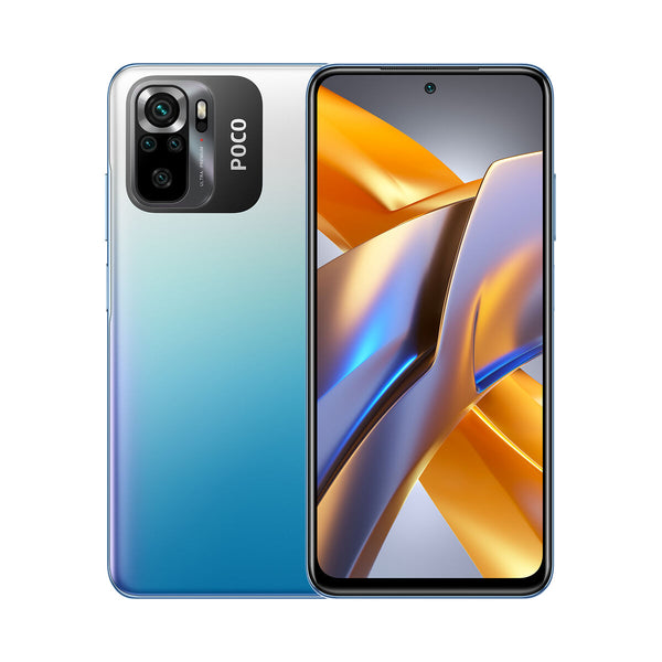 Smartphone Poco M5s 6,43" Octa Core 4 GB RAM 128 GB Blau