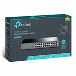 Schalter für das Netz mit Schaltschrank TP-Link TL-SG1024D 24P Gigabit