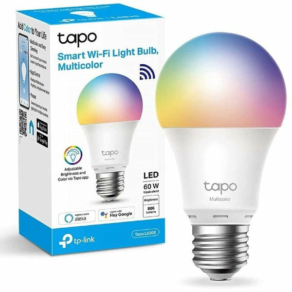 Smart Glühbirne TP-Link Tapo L530E E27 60 W Weiß Bunt 2500K - 6500K (2500K)
