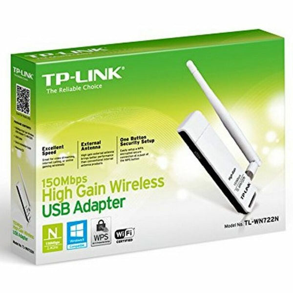 USB-WLAN-Adapter TP-Link TL-WN722N 150 Mbps Weiß
