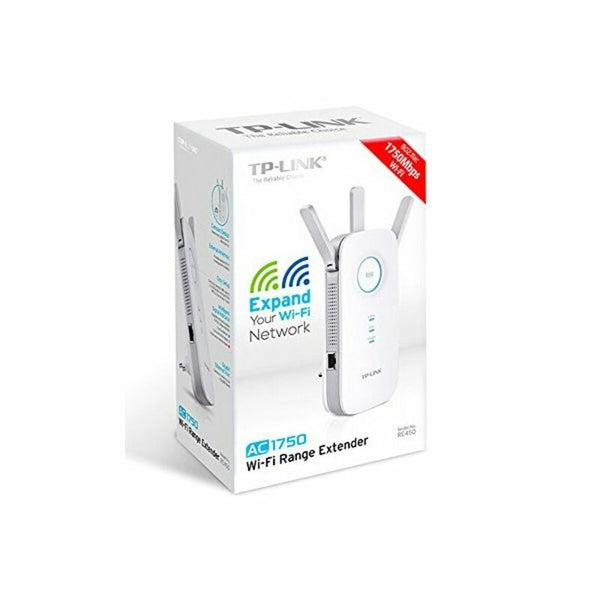Schnittstelle TP-Link RE450 WiFi Dual AC1750 LAN Gbit Weiß