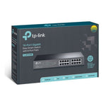 Schalter für das Netz mit Schaltschrank TP-Link TL-SG1016PE          16 x RJ45