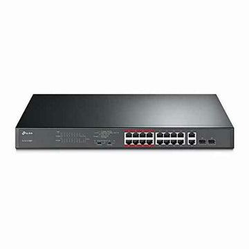 Schalter für das Netz mit Schaltschrank TP-Link TL-SL1218MP PoE+ SFP Schwarz