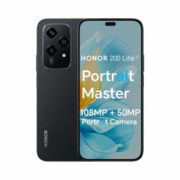 Smartphone Honor 200 Lite 6,7" 8 GB RAM 256 GB Schwarz