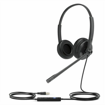 Kopfhörer mit Mikrofon Yealink UH34 LITE DUAL TEAMS Schwarz