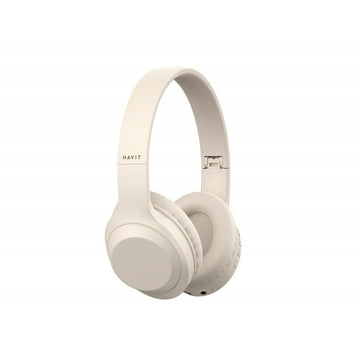 Bluetooth-Kopfbügelkopfhörer Havit H628BT Beige