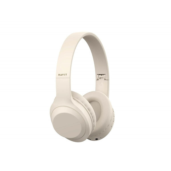 Bluetooth-Kopfbügelkopfhörer Havit H628BT Beige