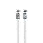 USB-C zu USB-C-Kabel Havit CB6290 Weiß Grau 1 m