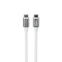 USB-C zu USB-C-Kabel Havit CB6290 Weiß Grau 1 m