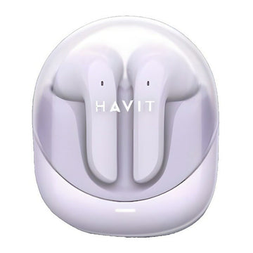 Kabellose Kopfhörer mit Ladebox Havit Modern Buds Purpur