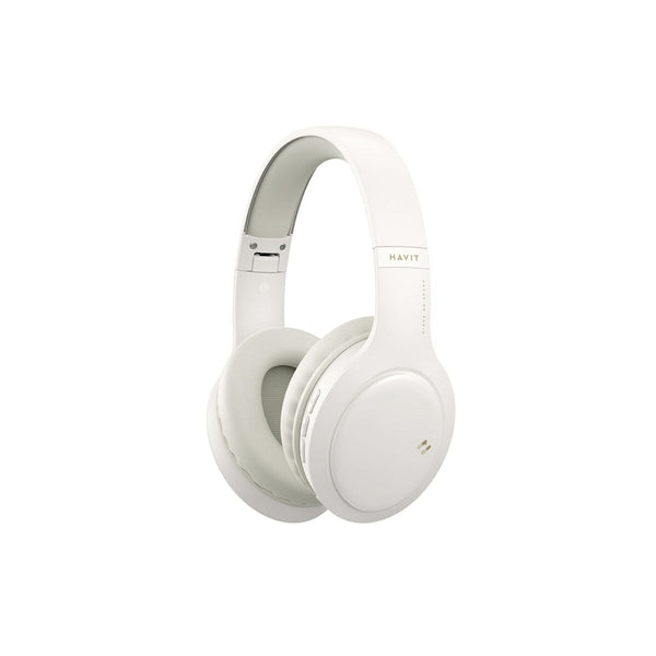 Bluetooth-Kopfbügelkopfhörer Havit H633BT Beige