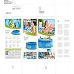 Aufblasbarer Pool Intex Easy Set 3853 L 305 x 76 x 305 cm