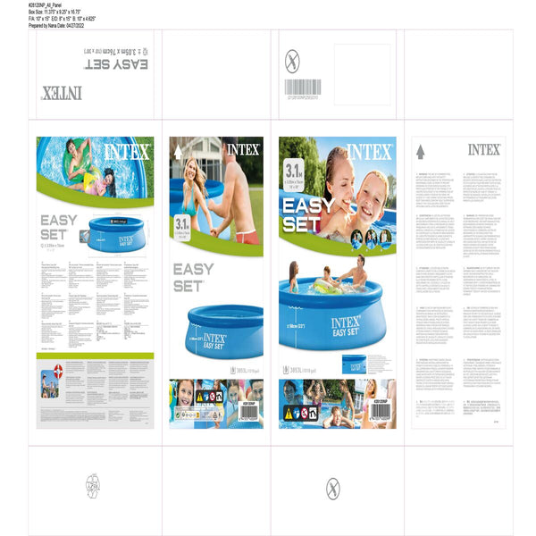 Aufblasbarer Pool Intex Easy Set 3853 L 305 x 76 x 305 cm