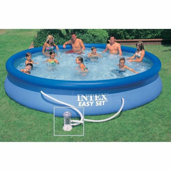 Aufblasbarer Pool NO NAME 28158NP INTEX Blau 457 x 84 cm