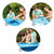 Schwimmbad Abnehmbar Intex 305 x 76 cm 4485 L kreisförmig