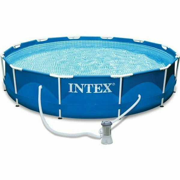 Schwimmbad Abnehmbar Intex 366 x 76 x 366 cm 6503 L