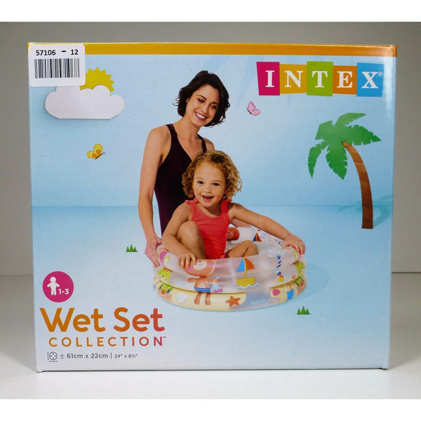 Aufblasbarer Pool Intex 57106EP-OK (61 x 22 cm) tiere 100 % PVC 61 x 22 cm