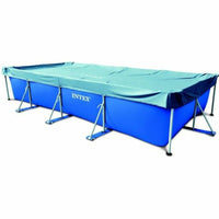 Poolabdeckung Intex 28039 Blau Grau Marineblau 4,5 m